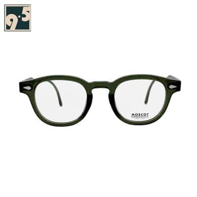 عینک کاوردار موسکات دسته‌عصایی سبز Moscot Lemtosh