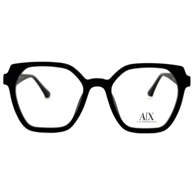نمای روبروی عینک طبی کائوچو چندضلعی Armani Exchange