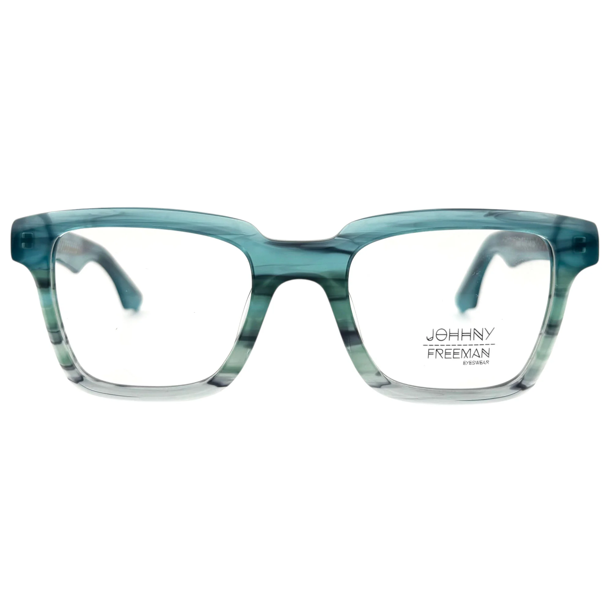 JOHHNY FREEMAN j85207 نمای روبروی عینک زنانه کائوچو سبز JOHHNY FREEMAN j85207