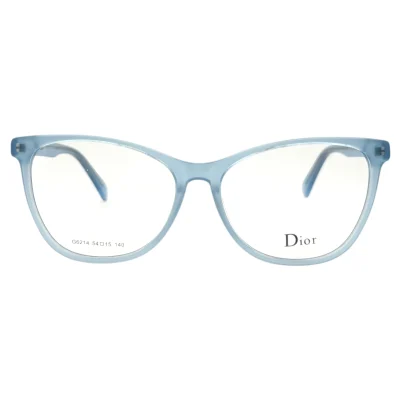 نمای روبروی عینک زنانه گربه ای دیور آبی Dior