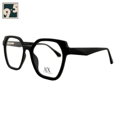 نمای سه رخ عینک طبی کائوچو چندضلعی Armani Exchange
