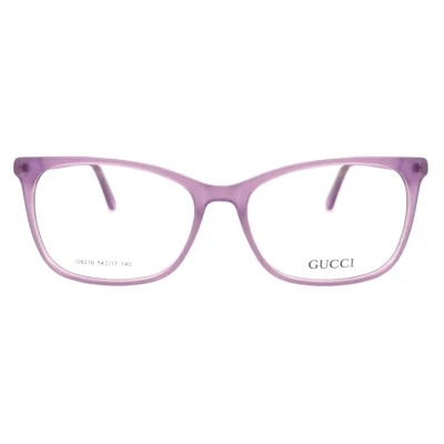 نمای روبروی عینک طبی رنگ بنفش گوچی GUCCI