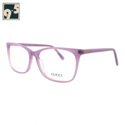 نمای سه رخ عینک طبی رنگ بنفش گوچی GUCCI